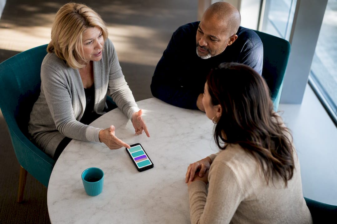 Caregivers confirming an emergency contact network